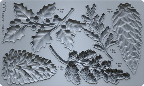 Winter Forage Mould by IOD - Iron Orchid Designs