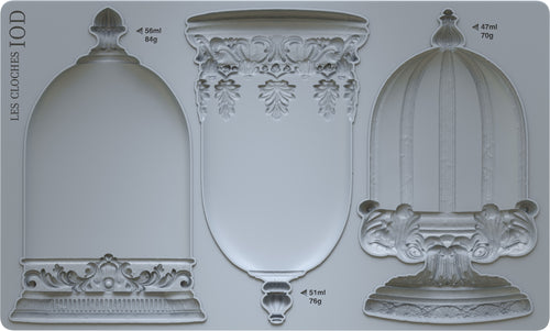Les Cloches Mould by IOD - Iron Orchid Designs