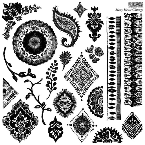 Mercy House Chitenge IOD Stamps - Iron Orchid Designs