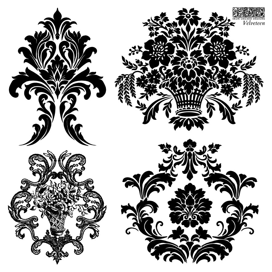 Velveteen Stamp IOD Stamps - Iron Orchid Designs