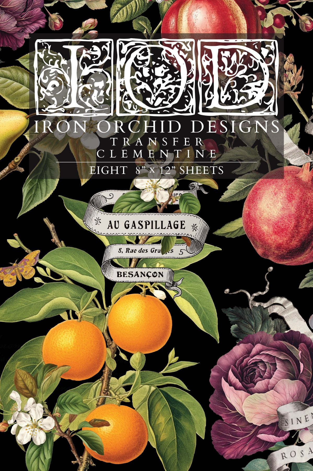 Clementine IOD Transfer - Iron Orchid Designs