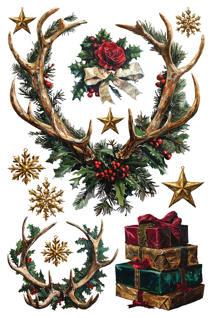 Crimson Velvet IOD Transfer - Iron Orchid Designs