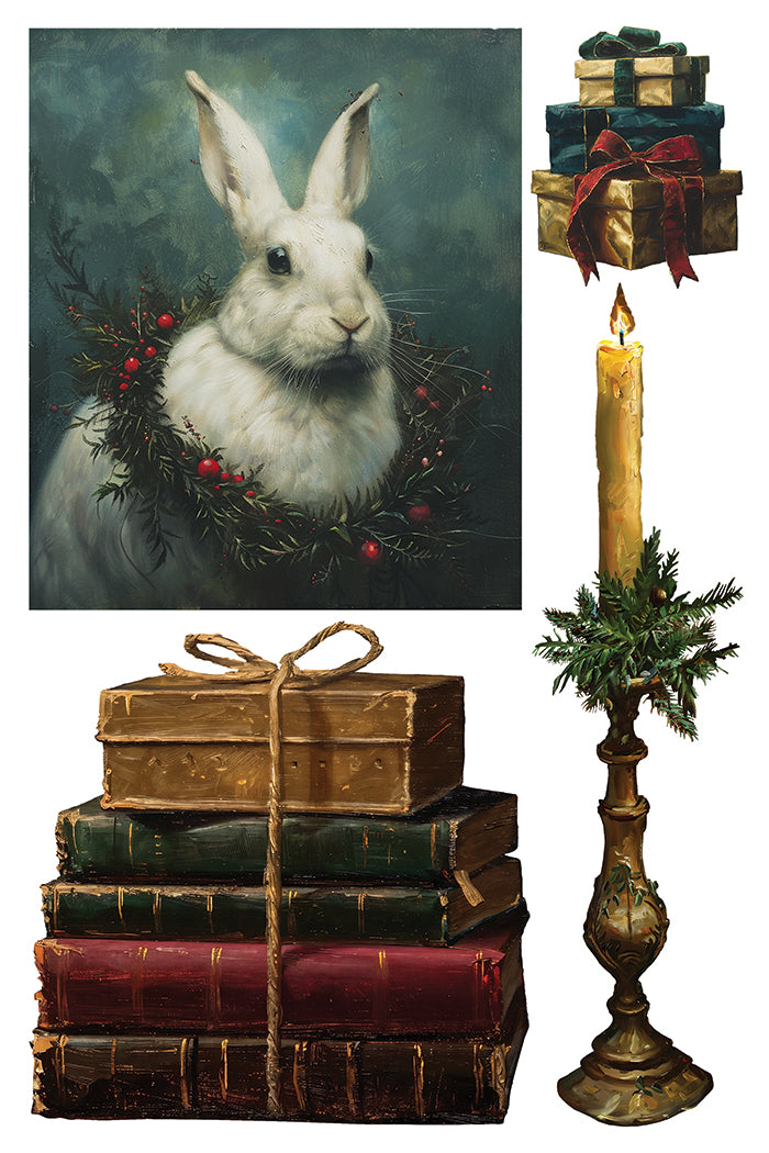 Crimson Velvet IOD Transfer - Iron Orchid Designs