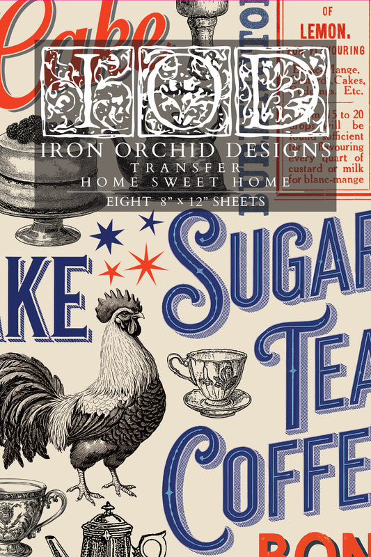 Home Sweet Home IOD Transfer - Iron Orchid Designs