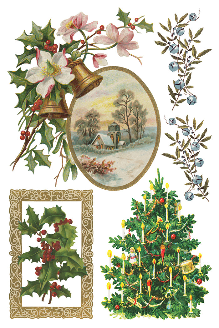 Christmas Joy IOD Transfer - Iron Orchid Designs