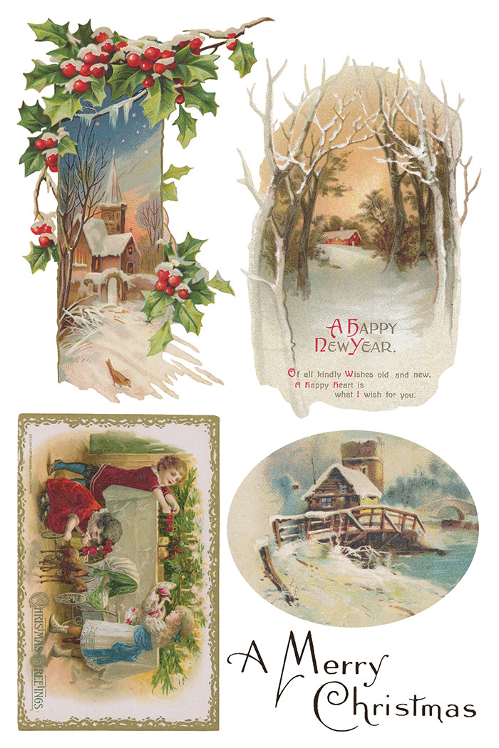 Christmas Joy IOD Transfer - Iron Orchid Designs