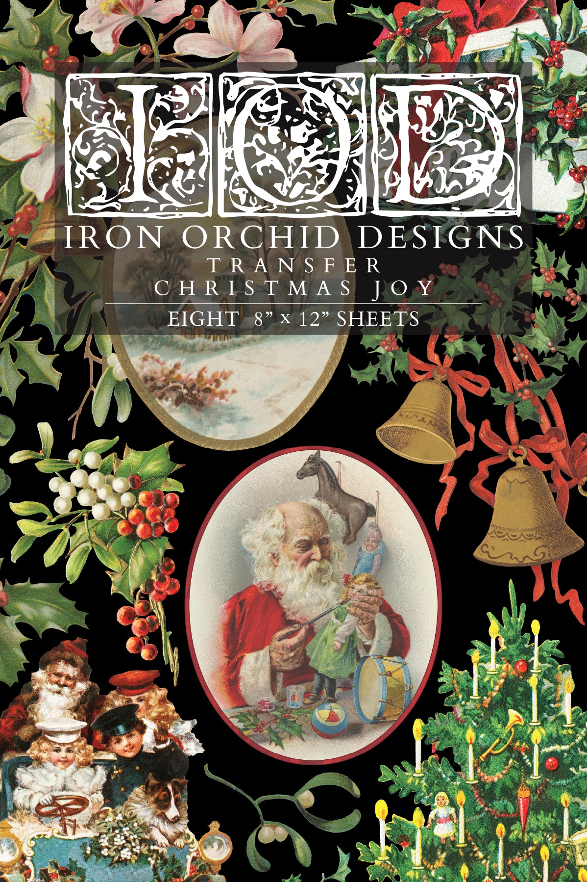 Christmas Joy IOD Transfer - Iron Orchid Designs