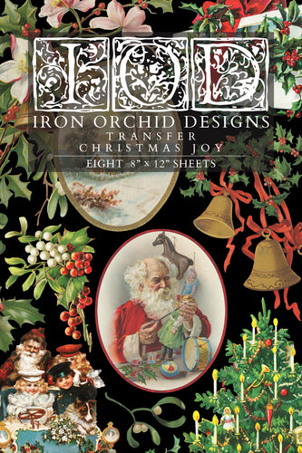 Christmas Joy IOD Transfer - Iron Orchid Designs