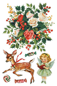 Kitschy Christmas IOD Transfer - Iron Orchid Designs