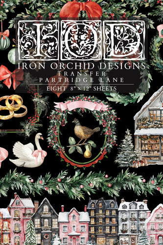 Partridge Lane IOD Transfer - Iron Orchid Designs