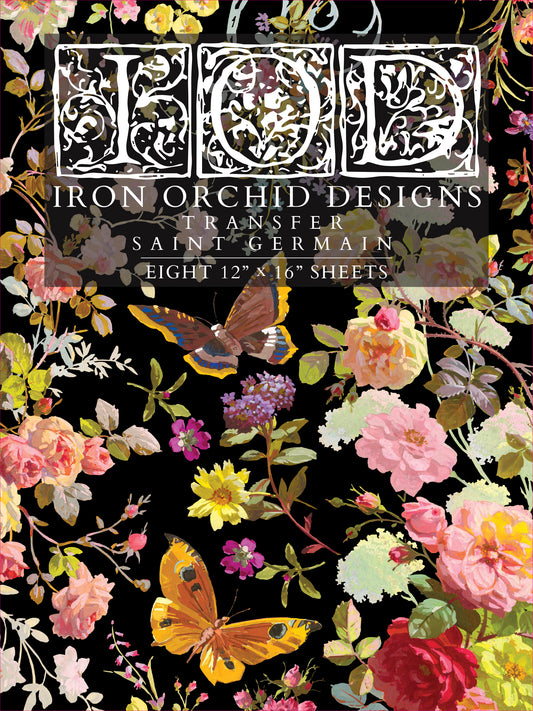 Saint Germain IOD Transfer - Iron Orchid Designs Front Cover