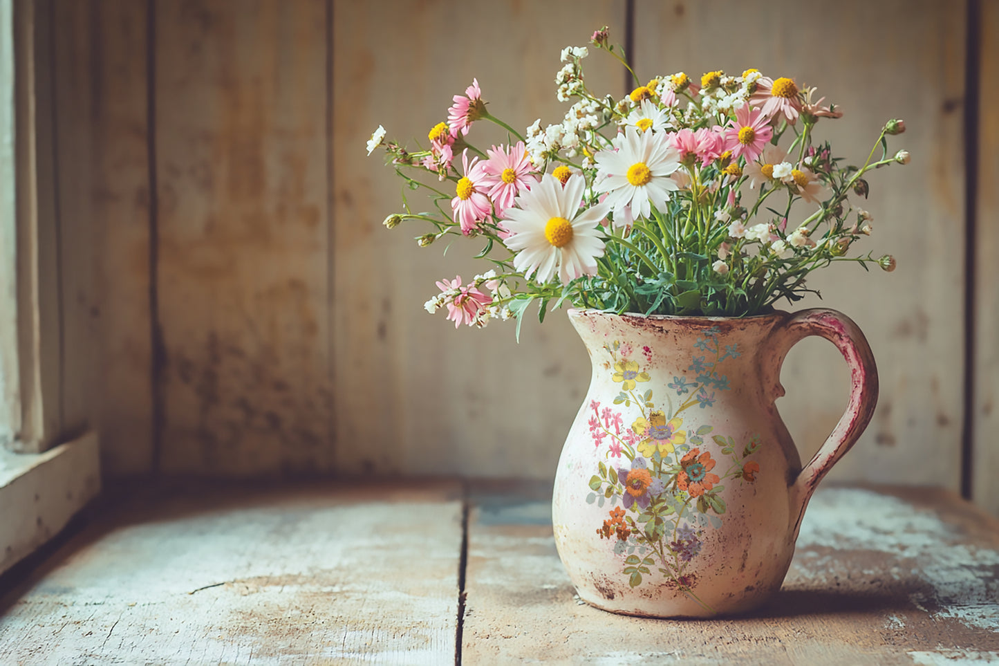 Saint Germain IOD Transfer - Iron Orchid Designs Jug