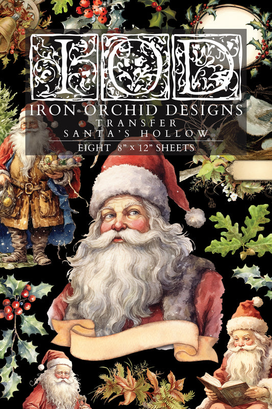 Santas Hollow IOD Transfer - Iron Orchid Designs