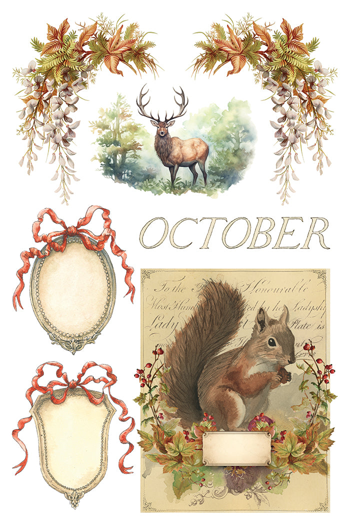 Santas Hollow IOD Transfer - Iron Orchid Designs