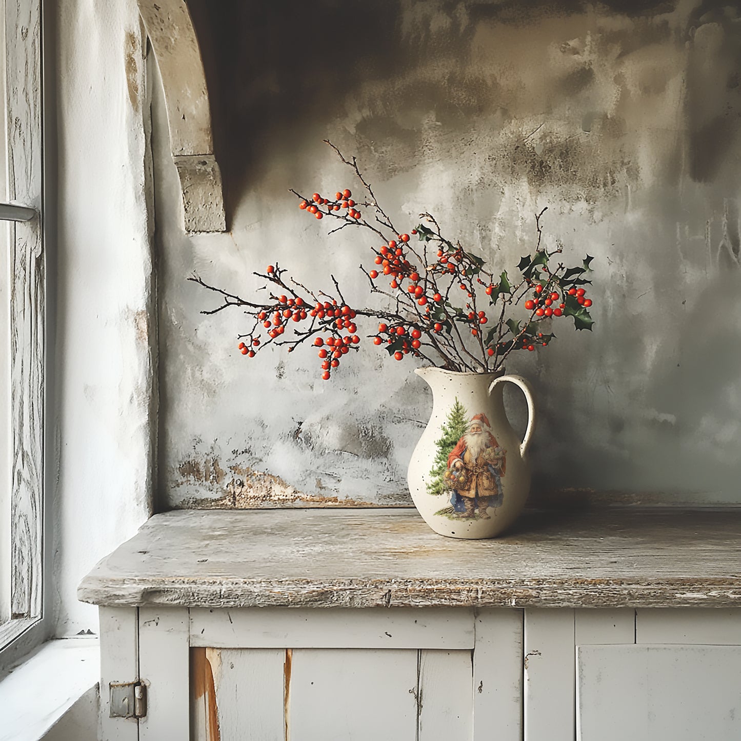 Santas Hollow IOD Transfer - Iron Orchid Designs