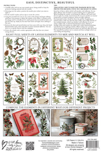 Winter Botanist IOD Transfer - Iron Orchid Designs