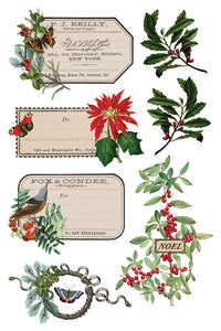 Winter Botanist IOD Transfer - Iron Orchid Designs