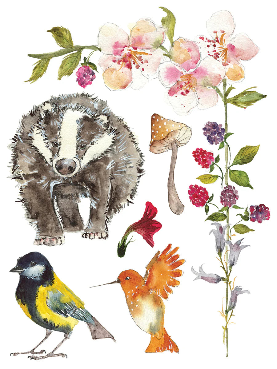 Whispering Willow IOD Transfer - Iron Orchid Designs