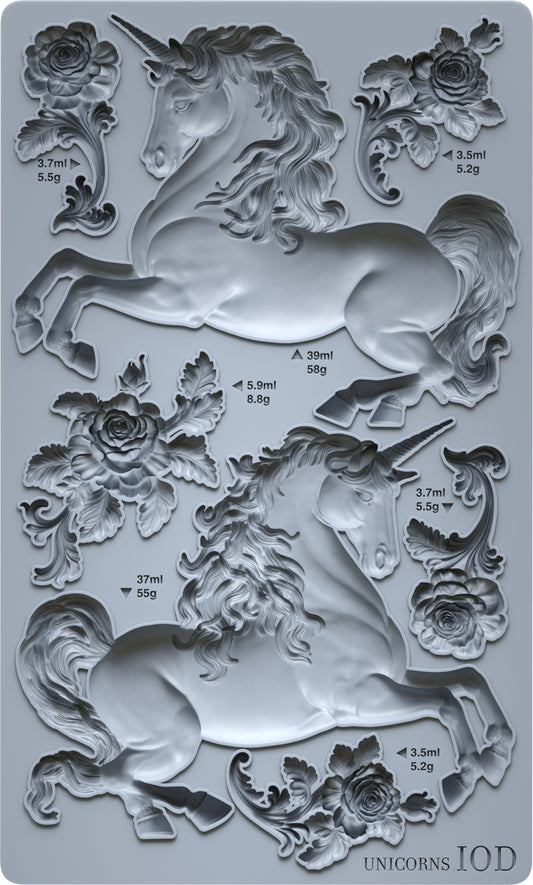 Unicorn Mould by IOD - Iron Orchid Designs