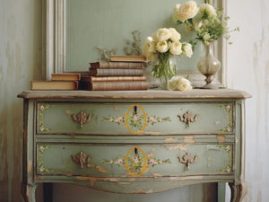 Petite Fleur Pink IOD Paint Inlay - Iron Orchid Designs