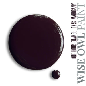 Dark Mahogany - Wise Owl One Hour Enamel Paint
