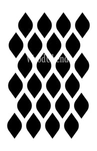 Droplets Stencil - Posh Chalk