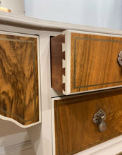Load image into Gallery viewer, Vintage Walnut Dressing Table with Mirror