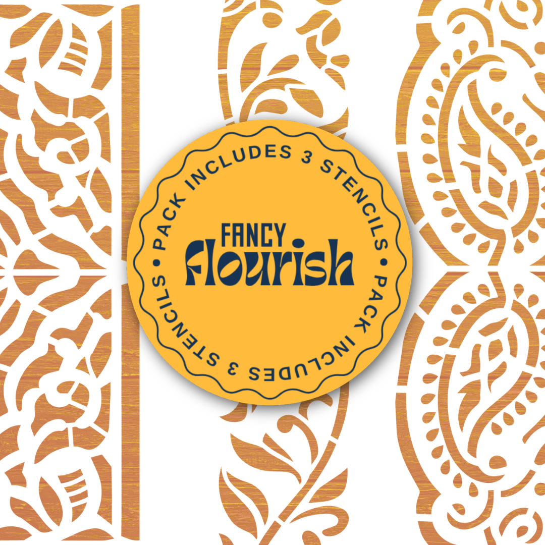 Fancy Flourish Stencil | Made By Marley