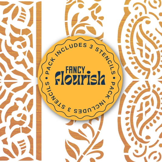 Fancy Flourish Stencil | Made By Marley