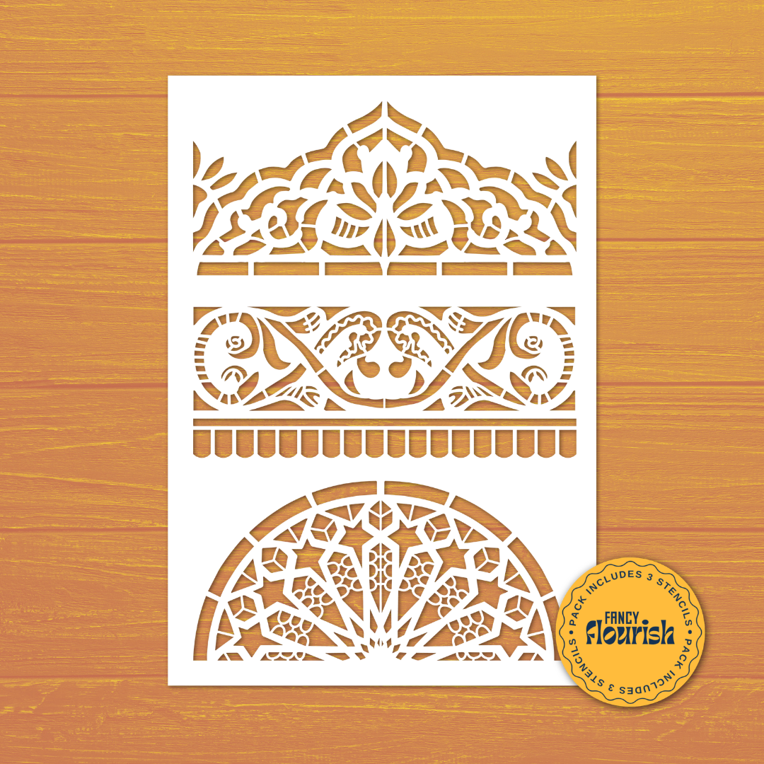 Fancy Flourish Stencil | Made By Marley