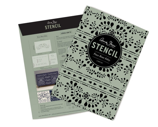 Faux Bone Inlay Stencil - Annie Sloan