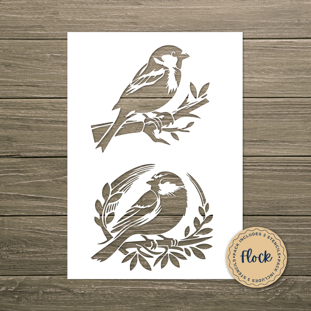 Flock Stencil | Made By Marley
