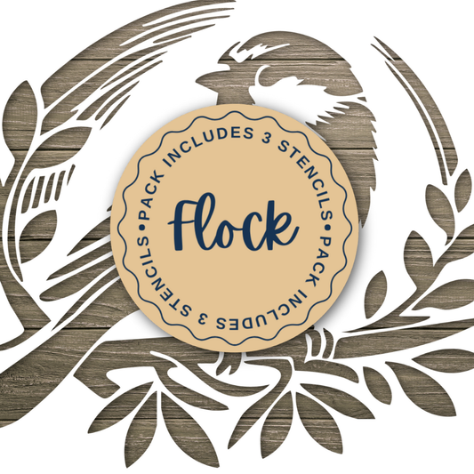 Flock Stencil | Made By Marley