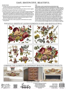 Floral Anthology IOD Transfer - Iron Orchid Designs 