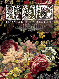 Floral Anthology IOD Transfer - Iron Orchid Designs 