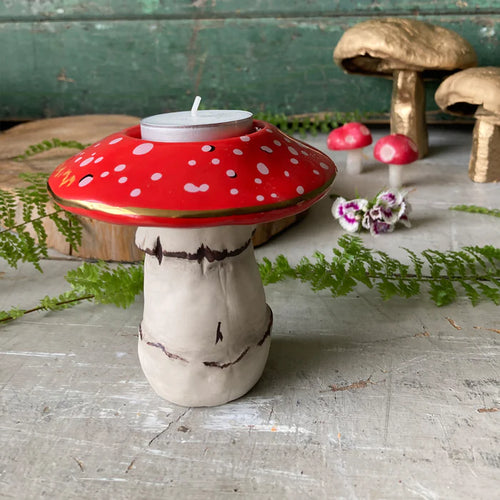 Mushroom Tealight Holder - Forage by House of Disaster