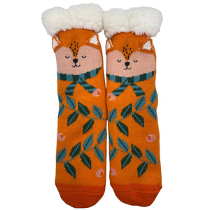 Fox Slipper Socks - Secret Garden by House of Disaster