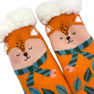 Fox Slipper Socks - Secret Garden by House of Disaster