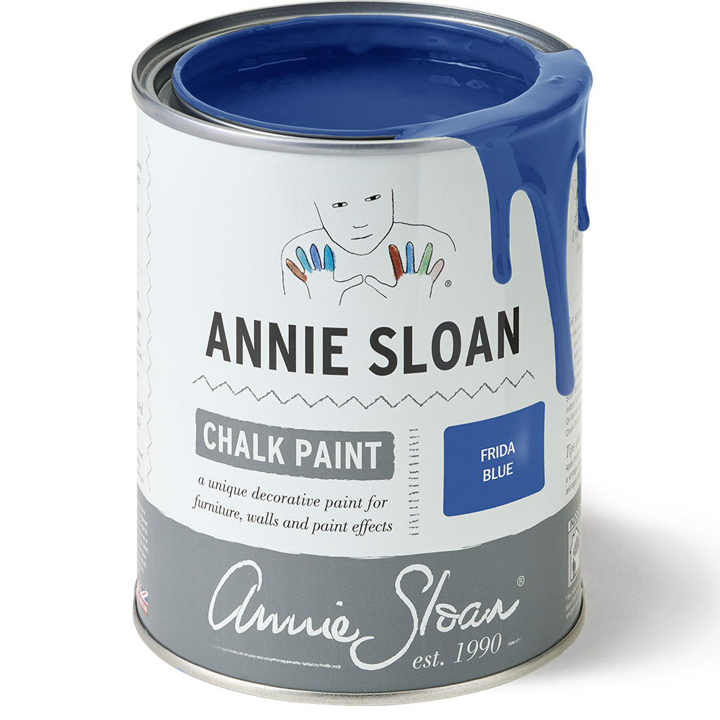 Bright Blue Chalk Paint for Furniture - Frida Blue Annie Sloan 