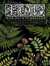 Load image into Gallery viewer, Fronds Botanical IOD Transfer - Iron Orchid Designs