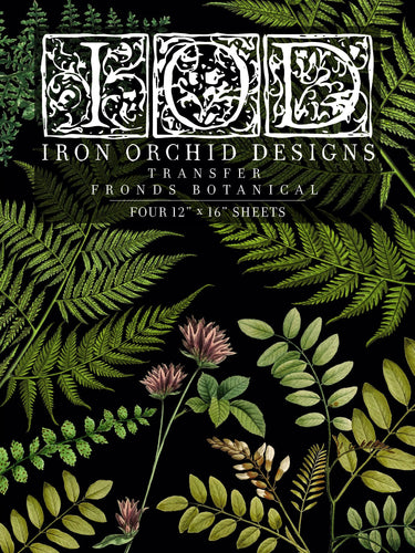 Fronds Botanical IOD Transfer - Iron Orchid Designs