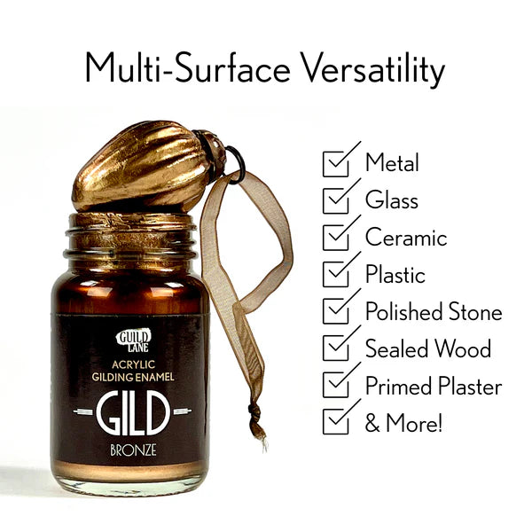 Bronze Acrylic Gilding Enamel Paint | GILD Guild Lane UK