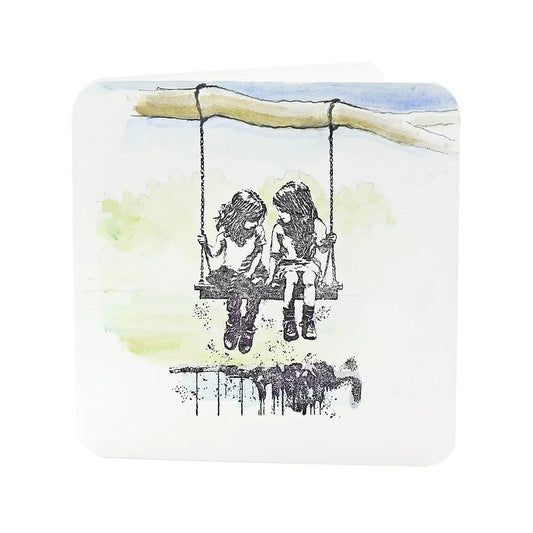 Friends Forever - Andy Skinner Rubber Stamp