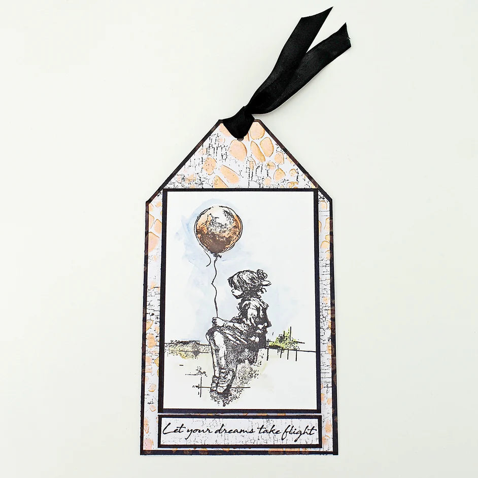 Let Your Dreams Take Flight - Andy Skinner Rubber Stamp