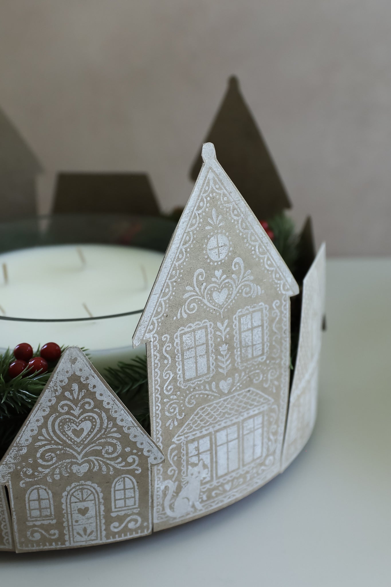 Gingerbread Lane Stamp | Iron Orchid Designs *LIMITED EDITION*