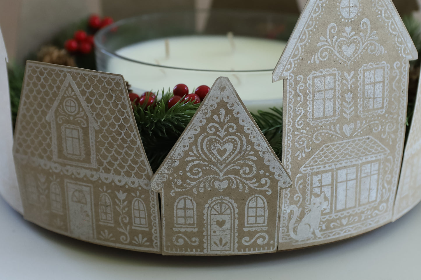 Gingerbread Lane Stamp | Iron Orchid Designs *LIMITED EDITION*