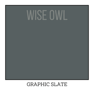 Slate Grey Furniture Paint - Graphic Slate - Wise Owl One Hour Enamel Paint