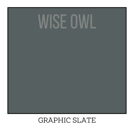 Slate Grey Furniture Paint Graphic Slate Wise Owl One Hour