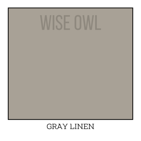 Greige Furniture Paint - Gray Linen - Wise Owl One Hour Enamel