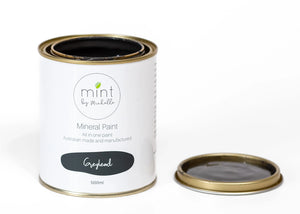 Greylead, Darkest Grey Mineral Paint for Furniture, MINT by Michelle